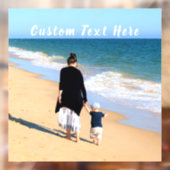 Aangepaste foto en tekst - Uw eigen ontwerp - Best Raamsticker (Vel 2)