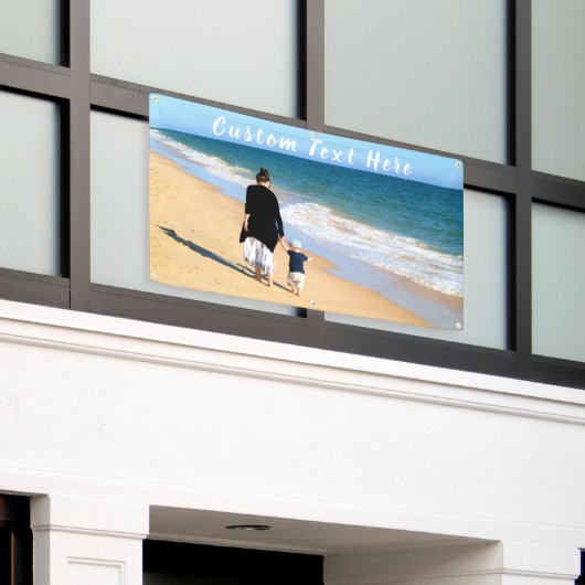 Aangepaste foto en tekst - Uw eigen ontwerp - Best Spandoek (Buitenkant Gebouw)