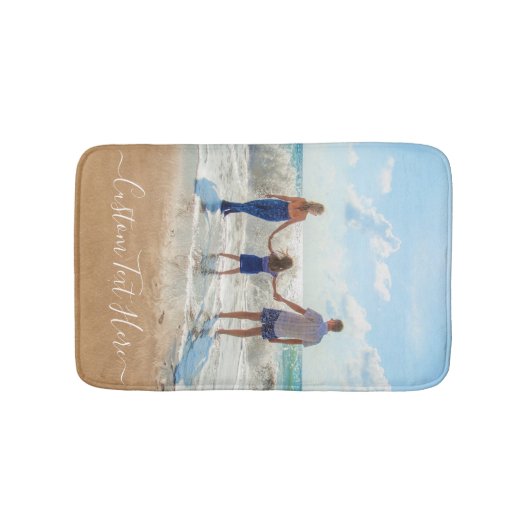 Aangepaste foto en tekst - Uw eigen ontwerp - Fami Badmat (Voorkant)