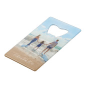 Aangepaste foto en tekst - Uw eigen ontwerp - Fami Creditkaart Flessenopener (Voorkant Gekanteld)