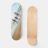 Aangepaste foto en tekst - Uw eigen ontwerp - Fami Persoonlijk Skateboard (Voorkant)
