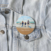 Aangepaste foto en tekst - Uw eigen ontwerp - Fami Ronde Button 7,6 Cm (In situ)