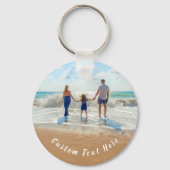 Aangepaste foto en tekst - Uw eigen ontwerp - Fami Sleutelhanger (Voorkant)