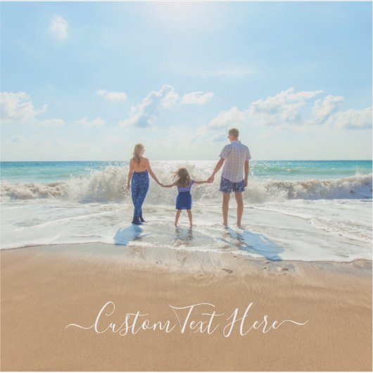 Aangepaste foto en tekst - Uw eigen ontwerp - Fami Sticker (Voorkant)