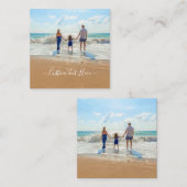 Aangepaste foto en tekst - uw eigen ontwerp is uni notitiekaartje (Voorkant / Achterkant)