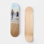 Aangepaste foto en tekst - uw eigen ontwerp is uni persoonlijk skateboard (Voorkant)
