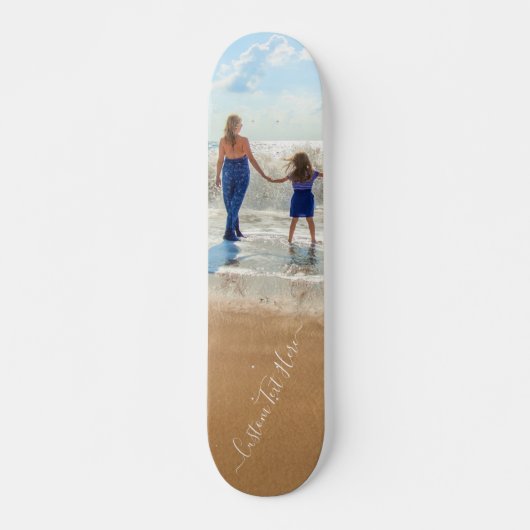 Aangepaste foto en tekst - uw eigen ontwerp is uni persoonlijk skateboard (Voorkant)