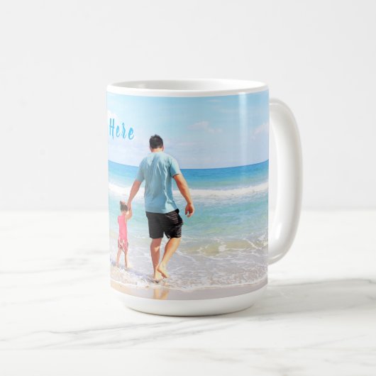 Aangepaste foto en tekst - Uw eigen ontwerp - Kute Koffiemok (Voorkant rechts)