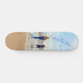 Aangepaste foto en tekst - uw eigen ontwerp - met persoonlijk skateboard (Horizontaal)