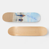 Aangepaste foto en tekst - uw eigen ontwerp - met persoonlijk skateboard (Horizontaal)