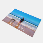 Aangepaste foto en tekst - Uw eigen ontwerp - Mijn Deurmat (Schuin)