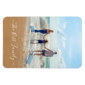 Aangepaste foto en tekst - Uw eigen ontwerp Mijn f Magneet (Horizontaal)