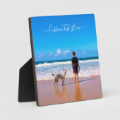 Aangepaste foto en tekst - Uw eigen ontwerp - Mijn Fotoplaat (Voorkant)