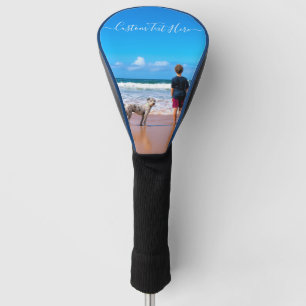 Aangepaste foto en tekst - Uw eigen ontwerp - Mijn Golfheadcover