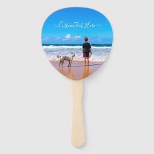 Aangepaste foto en tekst - Uw eigen ontwerp - Mijn Handwaaier