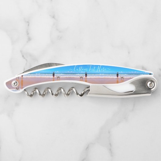 Aangepaste foto en tekst - Uw eigen ontwerp - Mijn Kurkentrekker (Achterkant)