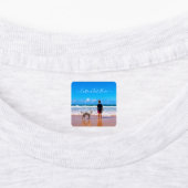 Aangepaste foto en tekst - Uw eigen ontwerp - Mijn Labels (Aangebracht)