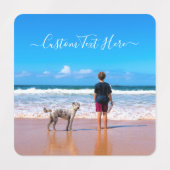 Aangepaste foto en tekst - Uw eigen ontwerp - Mijn Labels (Design 1)