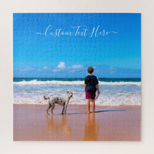 Aangepaste foto en tekst - Uw eigen ontwerp - Mijn Legpuzzel (Verticaal)