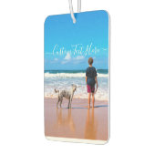 Aangepaste foto en tekst - Uw eigen ontwerp - Mijn Luchtverfrisser (Links)