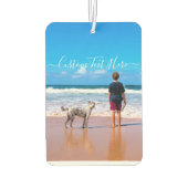 Aangepaste foto en tekst - Uw eigen ontwerp - Mijn Luchtverfrisser (Achterkant)