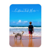 Aangepaste foto en tekst - Uw eigen ontwerp - Mijn Magneet (Verticaal)