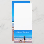 Aangepaste foto en tekst - Uw eigen ontwerp - Mijn Menu (Voorkant / Achterkant)