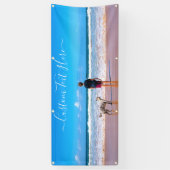 Aangepaste foto en tekst - Uw eigen ontwerp - Mijn Spandoek (Verticaal)