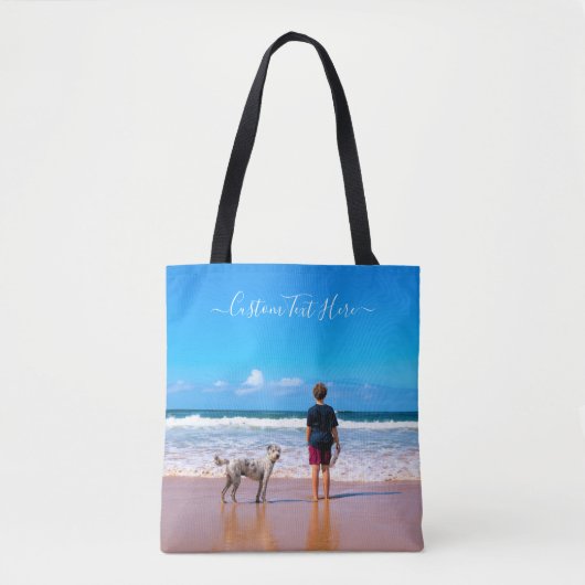 Aangepaste foto en tekst - Uw eigen ontwerp - Mijn Tote Bag (Voorkant)