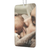 Aangepaste foto en tekst uw eigen ontwerp op maat luchtverfrisser (Links)