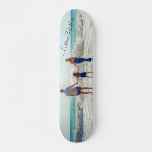 Aangepaste foto en tekst uw eigen ontwerp op maat persoonlijk skateboard