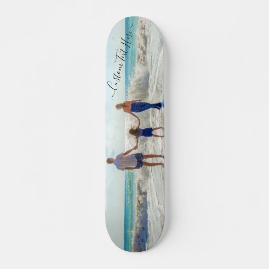 Aangepaste foto en tekst uw eigen ontwerp op maat persoonlijk skateboard (Voorkant)