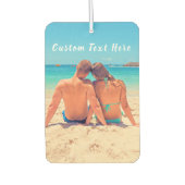 Aangepaste foto en tekst uw eigen ontwerp - Paar Luchtverfrisser (Voorkant)