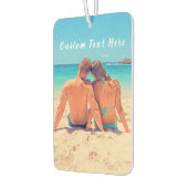 Aangepaste foto en tekst uw eigen ontwerp - Paar Luchtverfrisser (Links)