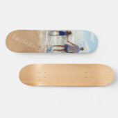 Aangepaste foto en tekst - Uw eigen ontwerp Persoonlijk Skateboard (Horizontaal)