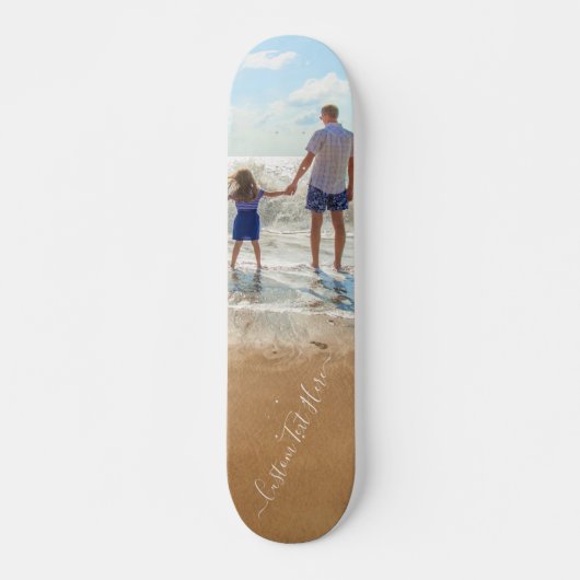 Aangepaste foto en tekst - Uw eigen ontwerp Persoonlijk Skateboard (Voorkant)