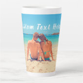 Aangepaste foto en tekst - Uw eigen ontwerp - Roma Latte Mok (Voorkant)