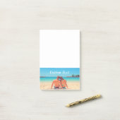 Aangepaste foto en tekst - Uw eigen ontwerp - Roma Post-it® Notes (Op bureau)