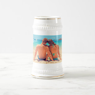 Aangepaste foto en tekst - Uw eigen ontwerp - Spec Bierpul