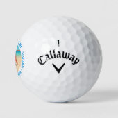 Aangepaste foto en tekst - Uw eigen ontwerp - Spec Golfballen (Logo)