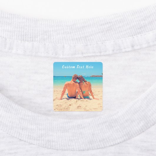 Aangepaste foto en tekst - Uw eigen ontwerp - Spec Labels (Aangebracht)