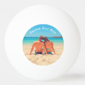 Aangepaste foto en tekst - Uw eigen ontwerp - Spec Pingpongbal (Voorkant)