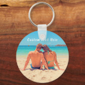 Aangepaste foto en tekst - Uw eigen ontwerp - Spec Sleutelhanger (Voorkant)