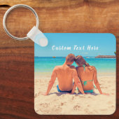 Aangepaste foto en tekst - Uw eigen ontwerp - Spec Sleutelhanger (Voorkant)