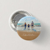 Aangepaste foto en tekst Uw eigen ontwerp Super Fa Ronde Button 3,2 Cm (Voorkant /achterkant)