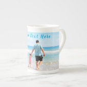 Aangepaste foto en tekst - Uw eigen ontwerp - voor Porselein Kop (Voorkant rechts)