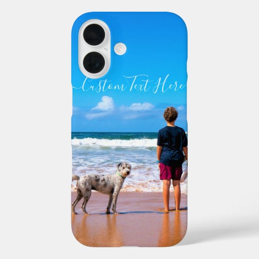Aangepaste foto en tekst - Uw eigen ontwerp - Vrie Case-Mate iPhone Case (Achterkant)