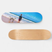 Aangepaste foto en tekst - Uw eigen ontwerp - Vrie Persoonlijk Skateboard (Horizontaal)