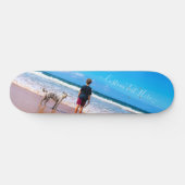 Aangepaste foto en tekst - Uw eigen ontwerp - Vrie Persoonlijk Skateboard (Horizontaal)