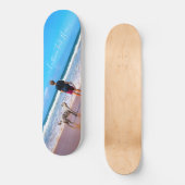Aangepaste foto en tekst - Uw eigen ontwerp - Vrie Persoonlijk Skateboard (Voorkant)